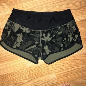 Camo Lululemon Shorts